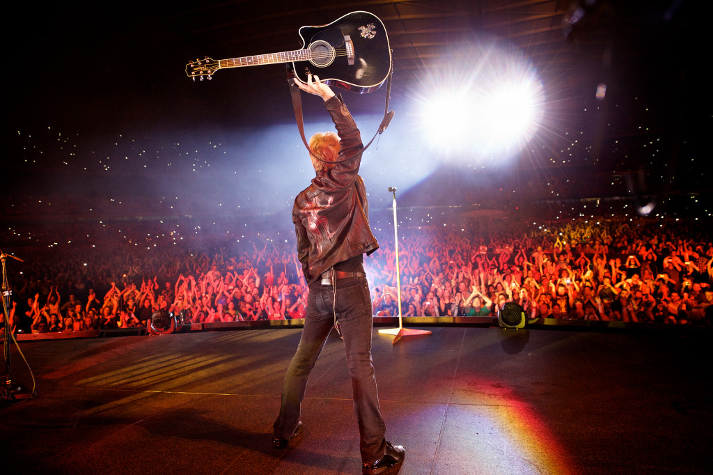 Photo © 2013 David Bergman / www.BonJovi.com/prints -- Bon Jovi performs at Etihad Stadium in Melbourne, Australia on December 8, 2013.