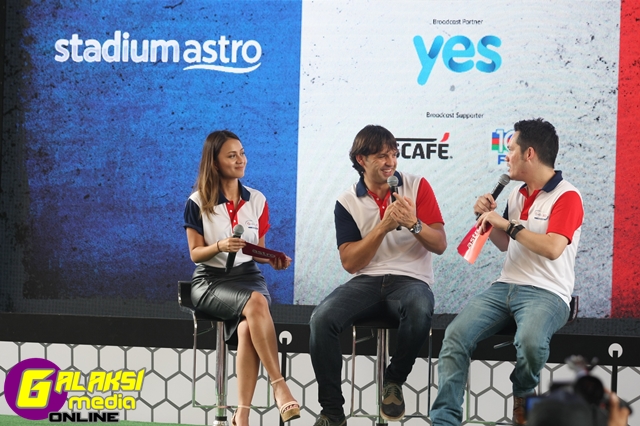 Banter session with Fernando Morientes