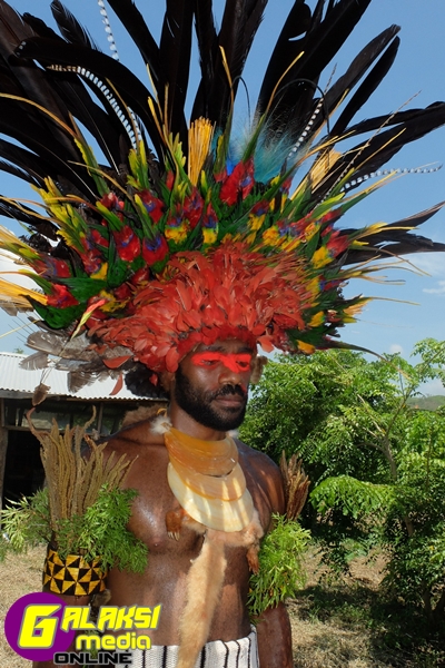 Warga pribumi etnik simbu lengkap  berpakaian tradisional lokasi port moresby papua new guinea (5)