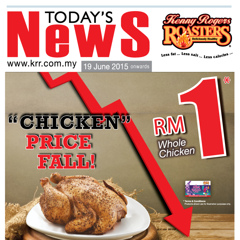 (SEMASA) HARGA AYAM JATUH MENDADAK DI KENNY ROGERS ROASTERS! | Galaksi ...